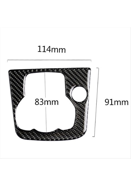 Araba Karbon Fiber Merkez Konsolu Multimedya Panel Trim Mazda 3 Axela Araba Düğmesi Döşeme Dekoratif Sürücü Sol (Yurt Dışından) fırsatları