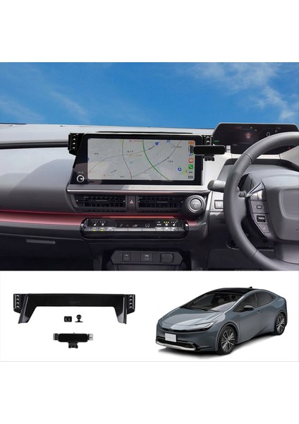 Araba Ön Gösterge Tablosu 12 3 Inç Toyota Prius 60 Serisi 2023+ Rhd Için Telefon Tutucu ile Arka Saklama Kutusu (Yurt Dışından) fırsatları