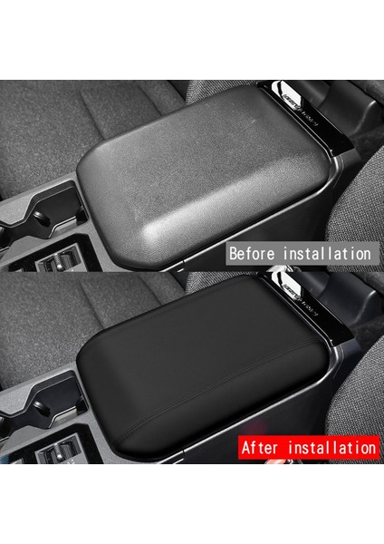 Toyota Prado LC250 2024 Siyah Için Araba Merkezi Konsol Koltuk Kutusu Kapak Koltuk Kutusu Pu Deri Paneller (Yurt Dışından) modelleri