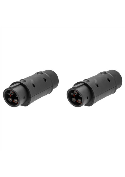2x Sae Adaptörü Iec 62196 2 Ila J1772 Tip 1 Elektrik Şarj Ev Araç Şarj Cihazı Bir Yan Konektör Şarj Istasyonu 32A (Yurt Dışından) fiyatları