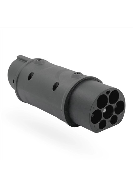 2x Sae Adaptörü Iec 62196 2 Ila J1772 Tip 1 Elektrik Şarj Ev Araç Şarj Cihazı Bir Yan Konektör Şarj Istasyonu 32A (Yurt Dışından) fırsatları