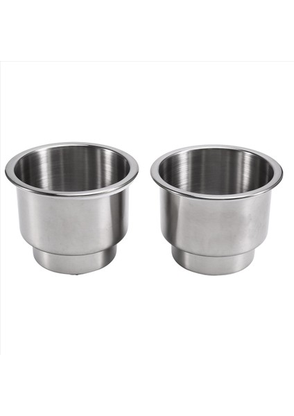 2pcs Paslanmaz Çelik Fincan Içecek Sahipleri Deniz Botu Araba Kamyonu Kampı Rv W Drenaj (Yurt Dışından) fiyatları