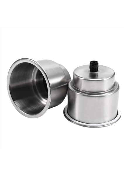 2pcs Paslanmaz Çelik Fincan Içecek Sahipleri Deniz Botu Araba Kamyonu Kampı Rv W Drenaj (Yurt Dışından) modelleri
