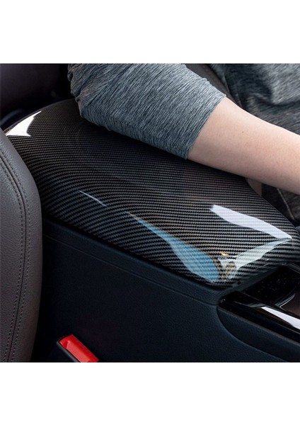 Araç Kolçak Kapağı Kapak Saklama Kutusu Çıkartması Karbon Rengi Abs Çıkartma Takılar (Yurt Dışından) modelleri