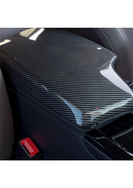 Araç Kolçak Kapağı Kapak Saklama Kutusu Çıkartması Karbon Rengi Abs Çıkartma Takılar (Yurt Dışından) fırsatları