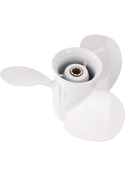 Yamaha Için Dıştan Takma Pervane 9 9hp 15HP 9 1/4x 9 Tekne Motor Vidası Deniz Motoru Parçalar 3 Blade 8 Spline (Yurt Dışından) fırsatları