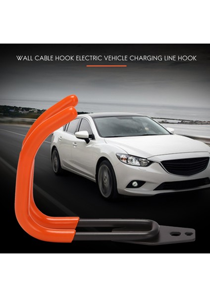 Ev Şarj Cihazı Duvarı Için J-Hook Elektrikli Araç (Ev) Şarj Kablosu ile Uyumludur-Dağınıksız Bir Alana (Siyah) Yol Açan Ekstra Koruma (Yurt Dışından) fiyatları