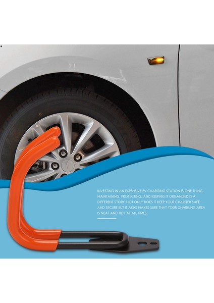 Ev Şarj Cihazı Duvarı Için J-Hook Elektrikli Araç (Ev) Şarj Kablosu ile Uyumludur-Dağınıksız Bir Alana (Siyah) Yol Açan Ekstra Koruma (Yurt Dışından) fırsatları