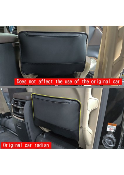 Toyota Alphard/vellfire 40 Serisi 2023+ Araç Arka Koltuk Anti-Bick Deri Iç Aksesuarlar Koltuk Antikick Ped (Yurt Dışından) fırsatları