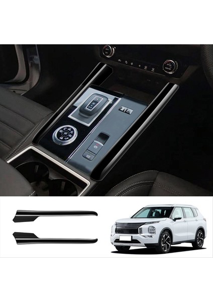 Mitsubishi Outlander Için 2022 2023 2024 Otomobil Merkezi Konsol Yan Vites Paneli Şeridi Kapak Dekoratif Iç Aksesuarlar (Yurt Dışından) indirimleri