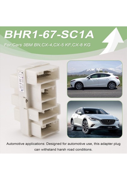 BHR1-67-SC1A Car Konnektörü Mazada 3 Cx-4 Cx-5 Cx-5 Için Adaptör Tapası Ekle (Yurt Dışından) fırsatları