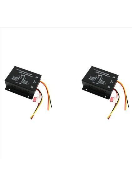 2x 24V Ila 12V 30A Güç Kaynağı Buck Transformatör Kamyonu Kamyon Otobüs DVD Ses Modifikasyonu Verimli Araç Güç Kovası (Yurt Dışından) fiyatları