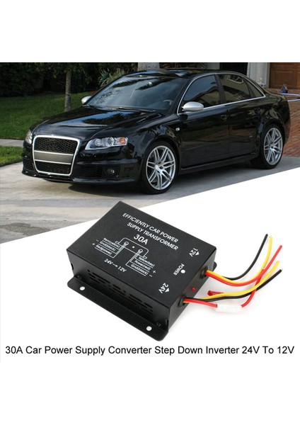 2x 24V Ila 12V 30A Güç Kaynağı Buck Transformatör Kamyonu Kamyon Otobüs DVD Ses Modifikasyonu Verimli Araç Güç Kovası (Yurt Dışından) indirimleri