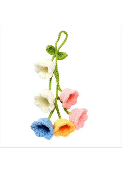 Sevimli Araba Iç Aksesuarlar Araba Çan Çançosu El Örme Araba Kolye Dikiz Ayna Aksesuarları Asılı (Yurt Dışından)