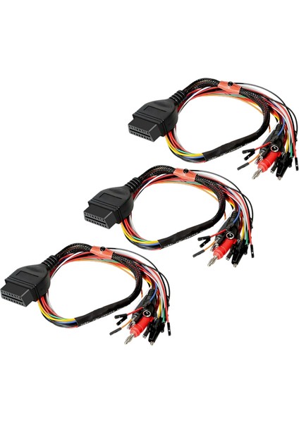3x Araç Mpps V18 Versiyon V18 12 3 8 Breakout Trıcore Kablo Ecu Programlama Çok Konektörlü Obd 16PIN Temli Kapalı (Yurt Dışından)