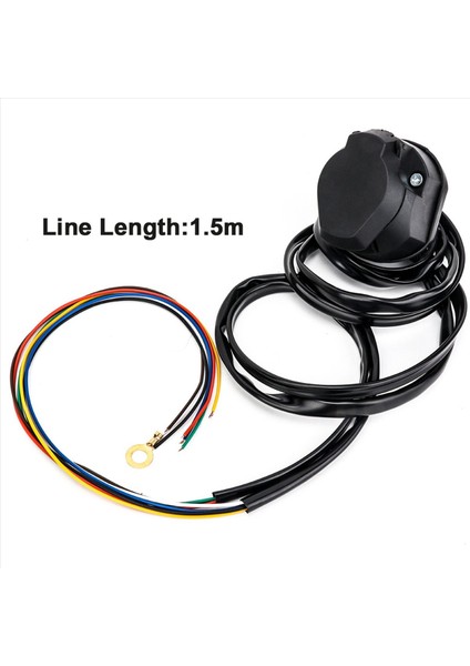 4x Tirol Yeni 7 Pin Römork Soket Kablosu 1 5m Tel Römork Kablolama Konnektörü Parçaları (Yurt Dışından) indirimleri