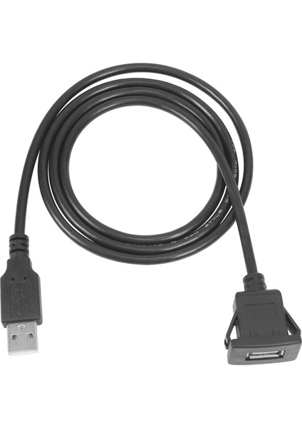 Araba Çizgi Tahtası USB Montajı USB Erkek - Kadın Soketi Uzatma Paneli Kablosu 1m (Yurt Dışından)