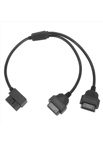 2x 50CM Y Stil Obd 2 Obdıı Adaptör Stıckter Kablo Kablosu Erkek-Çift Kadın Obd2 Teşhis Tool Arabak Konektör Kablosu (Yurt Dışından) modelleri