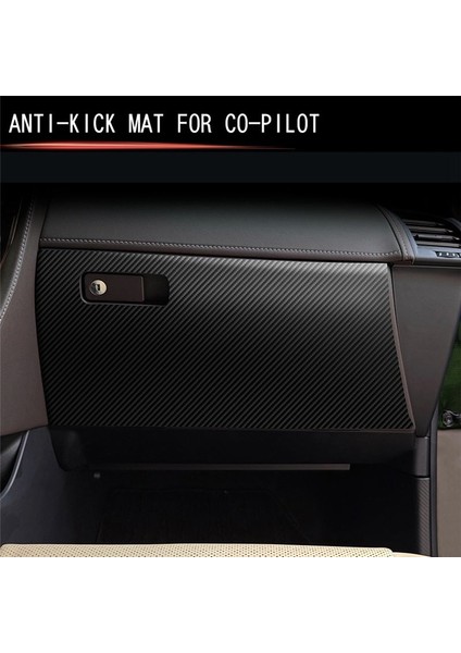 Toyota Alphard/vellfire Için 40 Serisi 2023+ Araba Pu Deri Eş Pilot Anti-Bick Eldiven Kutusu Trim Pad Karbon Fiber Desen (Yurt Dışından) modelleri