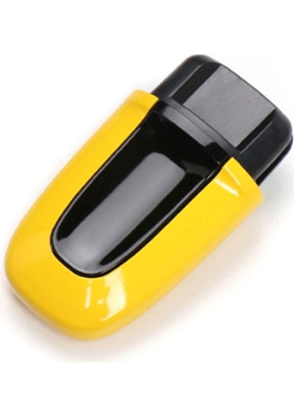 Araba Başlat Anahtar Switch Porsche Boxster Cayman Için Tek Tıklama Ateşleme Trim Cayman 911 Cayenne Macan 2013-2023 Startup Anahtar Sarı (Yurt Dışından)