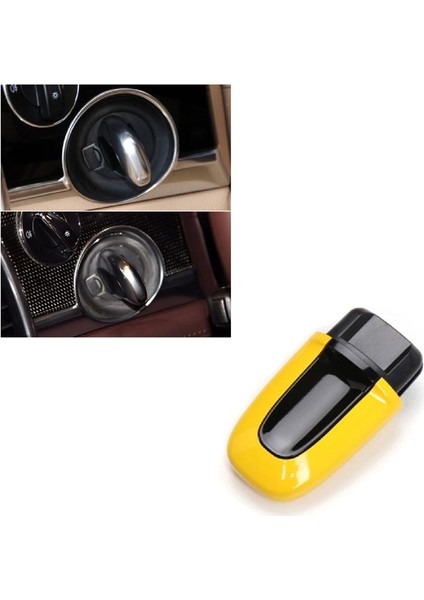 Araba Başlat Anahtar Switch Porsche Boxster Cayman Için Tek Tıklama Ateşleme Trim Cayman 911 Cayenne Macan 2013-2023 Startup Anahtar Sarı (Yurt Dışından) indirimleri