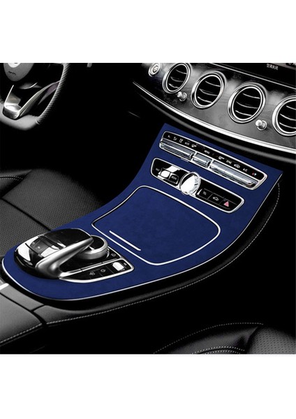 Otomatik Merkez Kontrol Paneli Süet Dekoratif Çıkartma Mercedes-Benz E-Serisi E200L/E300L Modifikasyonu Koyu Kırmızı (Yurt Dışından)