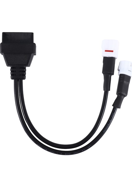 Yamaha Için 3pin + 4pin 2 Için 1 Inç Obd2 Motosiklet Tarayıcı Kablosu Obd Tarayıcı ile Birlikte Çalışır (Yurt Dışından)