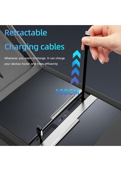 Tesla Için USB Hub Model Y 2025 Juniper Model 3 Yayla Merkez Konsolu Hızlı Şarj Cihazı Iç Aksesuarlar (Yurt Dışından) fırsatları