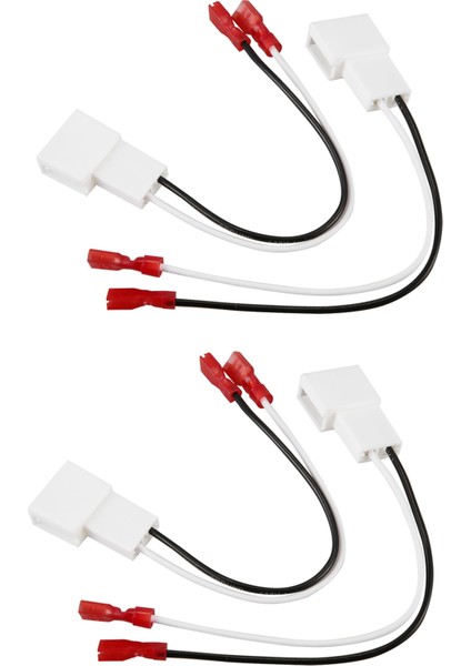 2x 72-8104 Toyota Camry 4 Runner Tacoma-Tundra Scıon ve Daha Fazlası Için Araba Hoparlör Konnektörü Kablo Dairesi Adaptörü (Yurt Dışından)