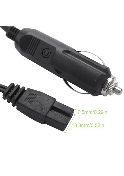4pcs 2m 12V Yedek Araba Soğutucu Kutu Buzdolabı Çakma Çıkarma 2 Pin Şarj Cable (Yurt Dışından) modelleri