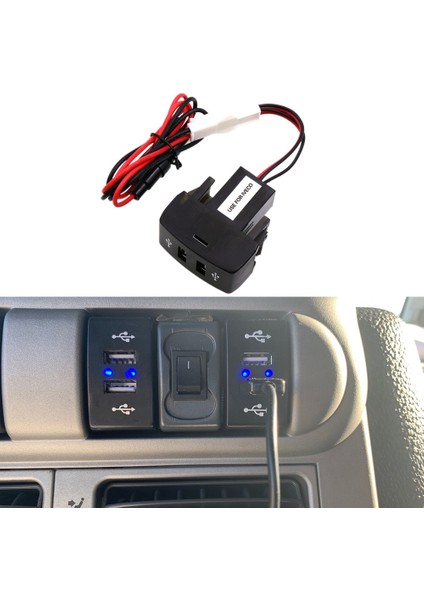 Iveco Truck Stralis Hi-Way Eurocargo Için Araba Çift USB Şarj Cihazı (Yurt Dışından) fiyatları