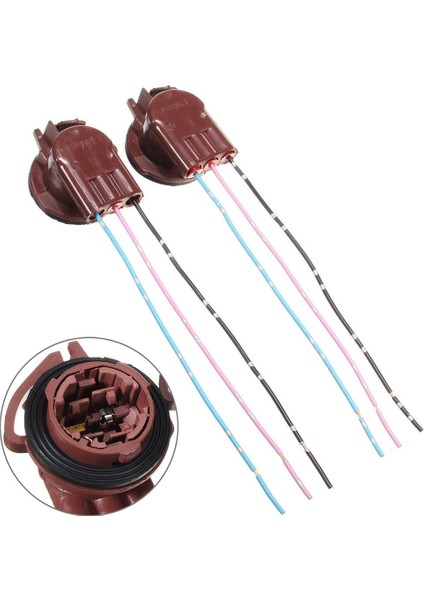 2x 3157 4157NA Ampul Soketi Fren Dönüş Sinyali Işık Kablo Dairesi Tel Fiş Konnektörü (Yurt Dışından) indirimleri