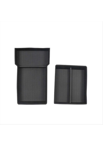 Tesla Model 3 Için Highland 2023 Otomobil Merkezi Konsolu Depolama Kılıfı Koltuk Depolama Kutusu Üst ve Alt Silikon Slip Anti-Slip Mat A (Yurt Dışından)