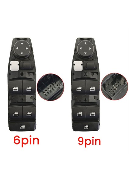61319208108 Sol Sürücü Yan 6 Pin Pencere Regülatör Anahtarı Güç Penceresi Anahtarı Bmw 3 Serisi F30 F35 2012-2019 (Yurt Dışından) indirimleri