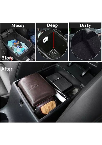 Hyundai Elantra Için Araç Kol Yavru Saklama Kutusu 2019 2020 Merkezi Kontrol Saklama Kutusu Otomatik Iç Aksesuarlar Siyah (Yurt Dışından) modelleri