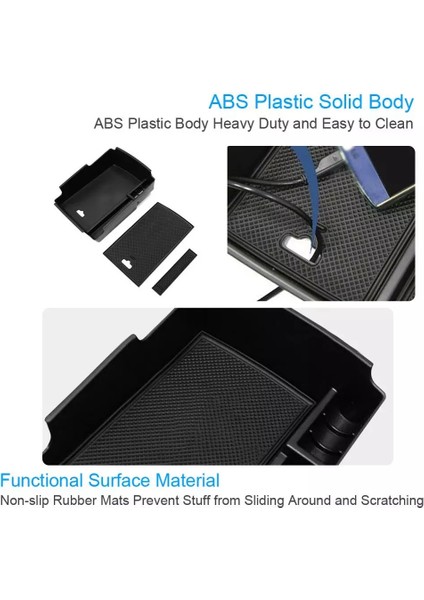 Hyundai Elantra Için Araç Kol Yavru Saklama Kutusu 2019 2020 Merkezi Kontrol Saklama Kutusu Otomatik Iç Aksesuarlar Siyah (Yurt Dışından) fırsatları