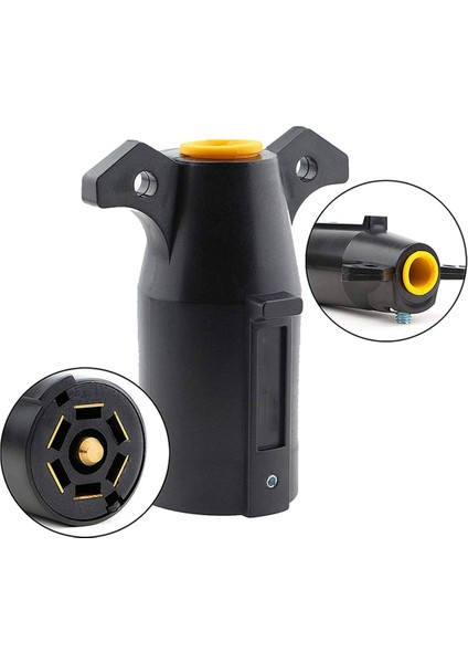 7 Pin 7 Yollu Rv Tarzı Düz Bıçak Römorku Işık Fişini Değiştirme Uç Çekme Kablo Demeti Konnektörü Erkek Uç Çekme Çubuğu (Yurt Dışından) fiyatları