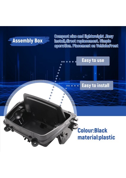 Yeni Siyah Plastik Merkez Konsolu Kültray Montaj Kutusu Bmw 5 Serisi F10 F11 F18 51169206347 (Yurt Dışından) indirimleri