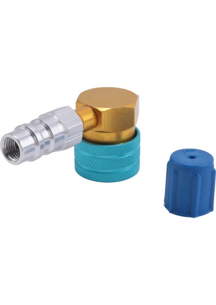 R1234YF - R134A Düşük Yan Soğutucu Alan Plus Flor Hızlı Kuplör Adaptörleri Araba Klima Takmoyu (Yurt Dışından)
