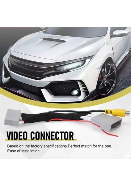 Honda Crv Civic Exi Için Araba Arka Görünüm Kamera Bağdaştırıcı Kablo Deniz Kablosu Video Konnektörü 2012-2016 (Yurt Dışından) fırsatları