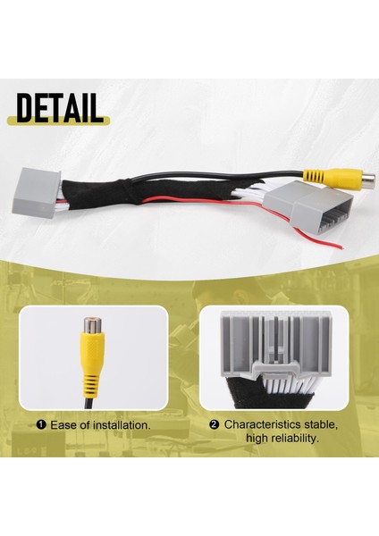 Honda Crv Civic Exi Için Araba Arka Görünüm Kamera Bağdaştırıcı Kablo Deniz Kablosu Video Konnektörü 2012-2016 (Yurt Dışından) indirimleri