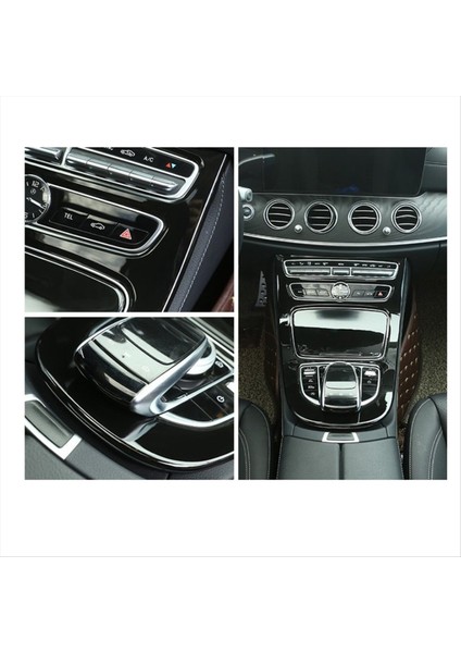 Mercedes Benz E Sınıfı E200L E300L 16-20 Araç Merkezi Konsol Kupa Tutucu Panel Çerçevesi Iç Döşeme Çıkartmaları A (Yurt Dışından) indirimleri