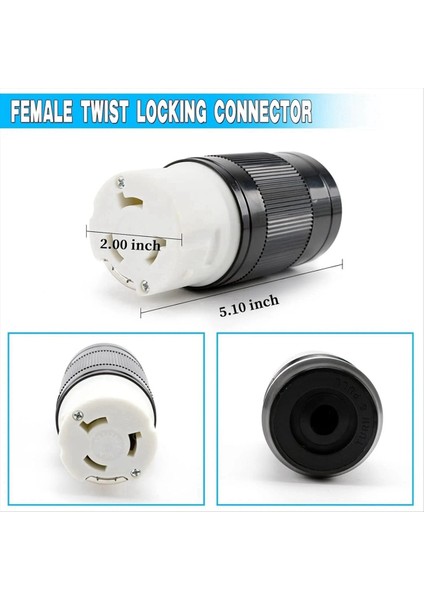 30 Amp Rv Güç Giriş Kapı 30 Amp Rv Güç Kapağı Twist Kilitleme Konnektörü (Yurt Dışından) indirimleri