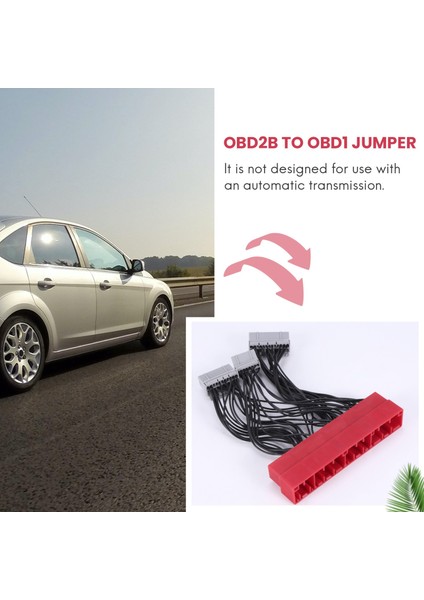 Honda Civic 1999-2000 Için OBD2B-OBD1 Ecu Dönüşüm Kablo Dairesi Adaptör Hattı (Yurt Dışından) fiyatları