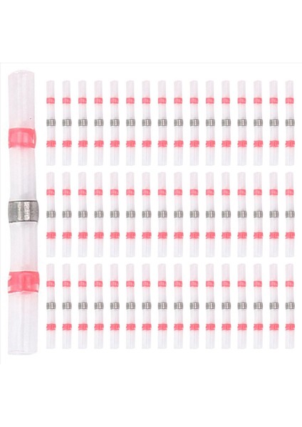 300PCS Lehim Sızdırmazlık Tel Konektörleri Isı Büzülme Popo Konektörü Su Geçirmez Yalıtımlı Elektrik Popo Terminalleri Kırmızı (Yurt Dışından) fiyatları