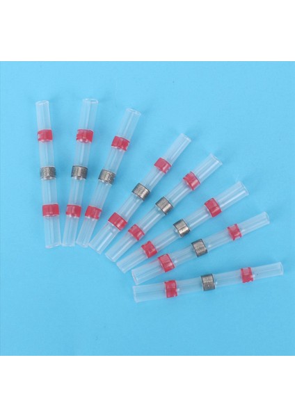 300PCS Lehim Sızdırmazlık Tel Konektörleri Isı Büzülme Popo Konektörü Su Geçirmez Yalıtımlı Elektrik Popo Terminalleri Kırmızı (Yurt Dışından) indirimleri