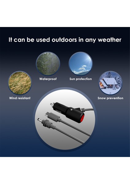 Starlink Mini 3 Için 1 Dc 1 Dc Güç Kablosu Su Geçirmez Uzatma Mini USB C 12-20V Çakma Fişi ve Dc 3 Metre (Yurt Dışından) fırsatları