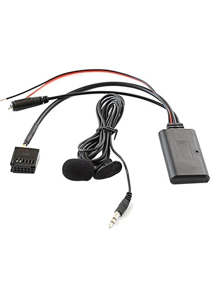 Araba Bluetooth 5 0 Kit Mikrofon Handfree 12PIN Aux Adaptörü Ford Focus Mondeo CD 6000 6006 5000C Mp3 Radyo Sesi (Yurt Dışından)