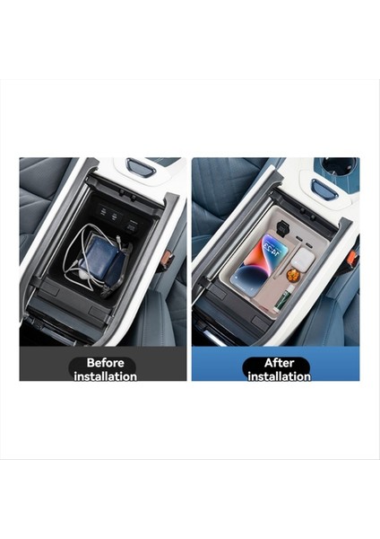 Araç Kol Masası Kutusu Depolama Kutusu Merkezi Kontrol Saklama Kutusu Zeekr 001 2021-2025 Için Araba Iç Aksesuarları (Yurt Dışından) modelleri