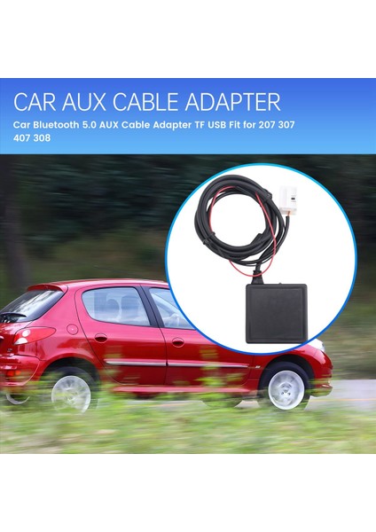 Araba Bluetooth 5 0 Aux Kablo Adaptörü Tf USB Peugeot Için Uygun 207 307 407 308 (Yurt Dışından) fırsatları